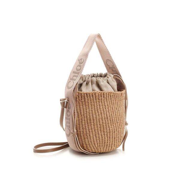 Chloe' Women Small "Woody" Basket Bag - Picture 2 of 4